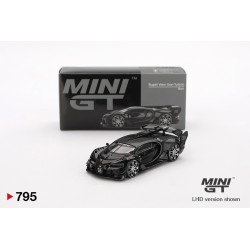 Mini GT Bugatti Vision Gran Turismo color negro – Escala 1/64 MGT00795-L