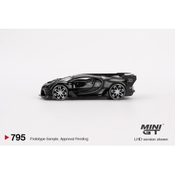 Mini GT Bugatti Vision Gran Turismo color negro – Escala 1/64 MGT00795-L