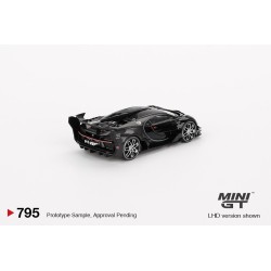 Mini GT Bugatti Vision Gran Turismo color negro – Escala 1/64 MGT00795-L