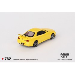Mini GT Nissan Skyline Gt-R (R34) V-Spec Lightning Yellow 1/64 MGT00762-R