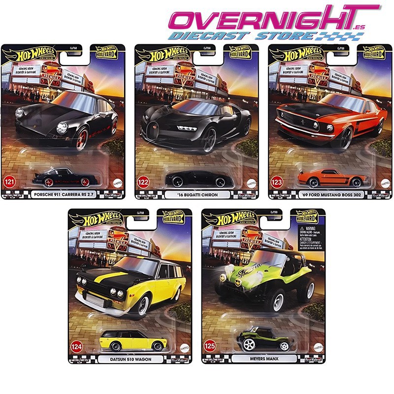 Hot Wheels Premium Boulevard pack de 5 coches 2025 GJT68-978B