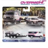 Hot Wheels Team Transport DeLorean DMC12 y Rally Van Hauler JBM35
