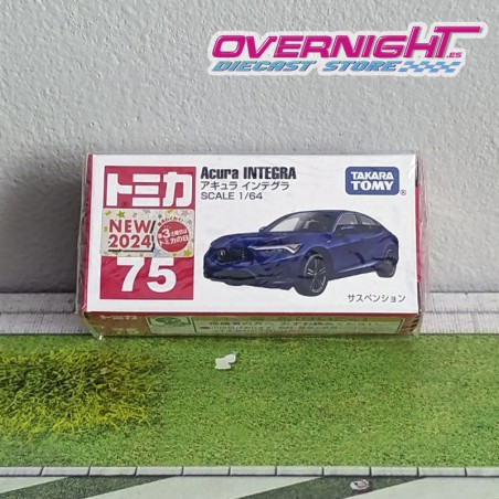 Acura Integra azul - Tomica 75 New 2024 Sticker