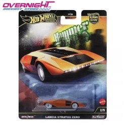 Hot Wheels Premium Lancia Stratos Zero – Hammer Drop HRV77 - Escala 1/64