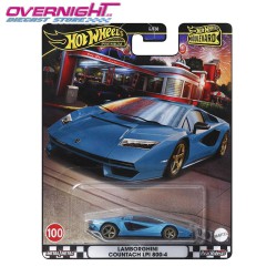 Hot Wheels Premium Lamborghini Countach LPI 800-4 – Boulevard HRT70 - Escala 1/64