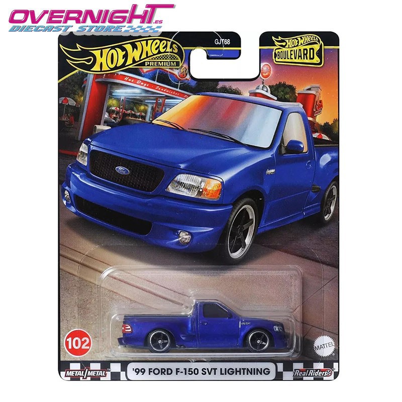 Hot Wheels Premium 99 Ford F-150 SVT Lightning – Boulevard HRT60 - Escala 1/64