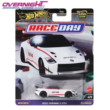 Hot Wheels Premium 2023 Nissan Z GT4 – Race Day HRV73 - Escala 1/64