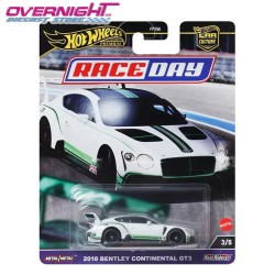 Hot Wheels Premium 2018 Bentley Continental GT3 – Race Day HRV93 - Escala 1/64