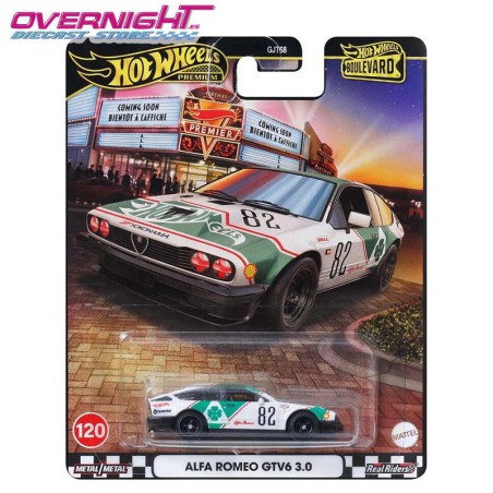Hot Wheels Premium Alfa Romeo GTV6 3.0 – Boulevard JBL16 - Escala 1/64