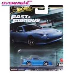 Hot Wheels Premium 1996 Nissan 180SX Type X – Fast & Furious HVR62 - Escala 1/64