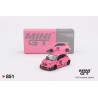 Mini GT Fiat 595 Abarth Lb-Works Abas Works rosa 2024– Mini GT MGT00851-L escala 1/64