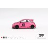 Mini GT Fiat 595 Abarth Lb-Works Abas Works rosa 2024– Mini GT MGT00851-L escala 1/64