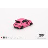 Mini GT Fiat 595 Abarth Lb-Works Abas Works rosa 2024– Mini GT MGT00851-L escala 1/64