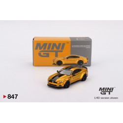 Mini GT Ford Mustang Lb-Works Gold 2017 – Mini GT MGT00847-L escala 1/64