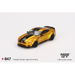 Mini GT Ford Mustang Lb-Works Gold 2017 – Mini GT MGT00847-L escala 1/64