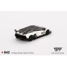Mini GT Lamborghini Aventador SVJ 64 Bianco Asopo 2023 – 1/64 MGT00842-L