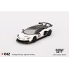 Mini GT Lamborghini Aventador SVJ 64 Bianco Asopo 2023 – 1/64 MGT00842-L
