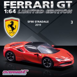 2019 Ferrari Sf90 Stradale rojo – Colección Ferrari 1/64 numero 3