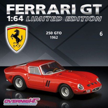 1962 Ferrari 250 Gto rojo – Colección Ferrari 1/64 numero 6