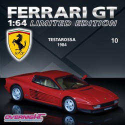 1984 Ferrari Testarossa rojo – Colección Ferrari 1/64 numero 10