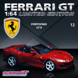 2018 Ferrari Portofino rojo – Colección Ferrari 1/64 numero 12