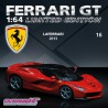 2013 Ferrari Laferrari rojo – Colección Ferrari 1/64 numero 16