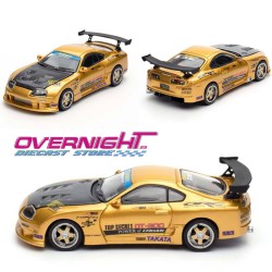 Top Secret GT-300 Supra JZA80 Gold HK Toy Car Salon 2024 – BMCreations – Escala 1/64 64B0429
