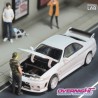 Pop Race Nissan Skyline GT-R Nismo 400R blanco – escala 1/64 PR640052