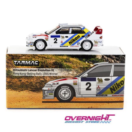 Tarnac Works Mitsubishi Lancer Evolution III n2 Eriksson/Parmander – Escala 1/64 TC-T64G-050-95HKBR02