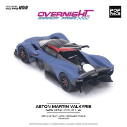 Pop Race Aston Martin Valkyrie - Satin Marina Blue – Escala 1/64 PR640096