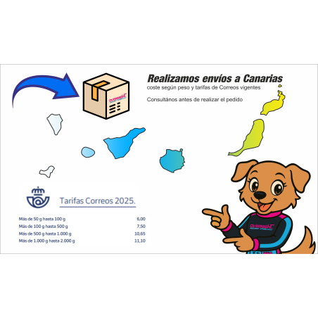Envío Canarias (menos de 100 gramos)