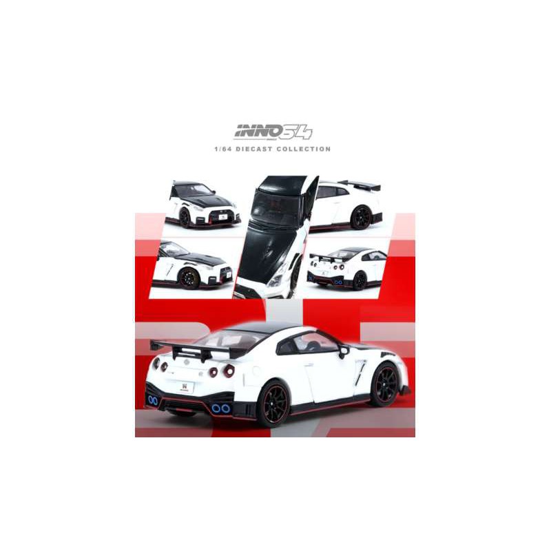 Inno64 Nissan GT-R (R35) Nismo blanco - Escala 1/64 - IN64-R35N-WHI