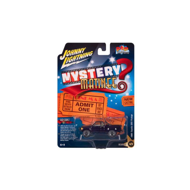 Jhonny Lightning 1985 Toyota SR5 Pickup Mystery Matinee – Regreso al Futuro - Escala 1/64 - JLSP374