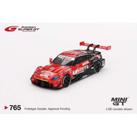 Mini GT 2023 Nissan Z Gt500 n3 Niterra Motul Z Racing, Super Gt Series - Escala 1/64 - MGT00765-BL