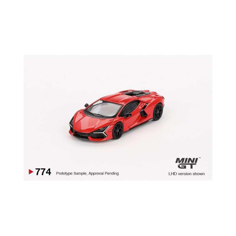 Mini GT 2024 Lamborghini Revuelto Arancio Dac Lucido - Escala 1/64 - MGT00774lhd