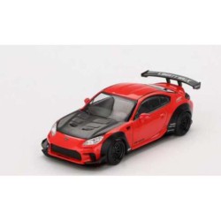 Mini GT 2024 Toyota Gr86 LB-Nation RHD rojo - Escala 1/64 - MGT00885RHD