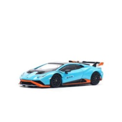 Pop Race Lamborghini Huracan Sto Blu Laufey/Arancio Xanto - Escala 1/64 - PR640110