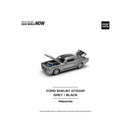 Pop Race 1967 Shelby Mustang Gt500 Eleanor - Escala 1/64 - PR640195