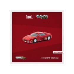 Tarmac Works Ferrari 348 Challenge Presentation rojo - Escala 1/64 - TC-T64-082-PRE