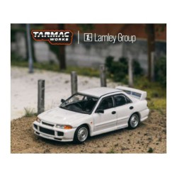 Tarmac Works Mitsubishi Lancer Rs Evolution III blanco - Escala 1/64 - TC-T64G-050-RS
