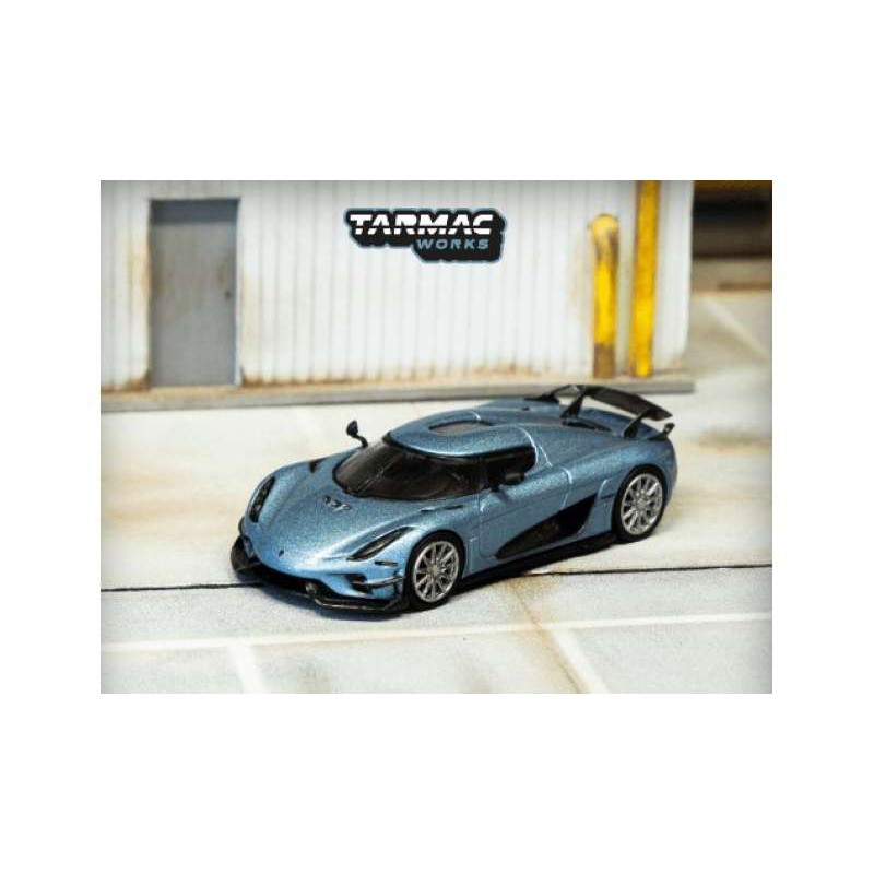 Tarmac Works Koenigsegg Regera azul metalizado - Escala 1/64 - TC-T64G-TL017-LB