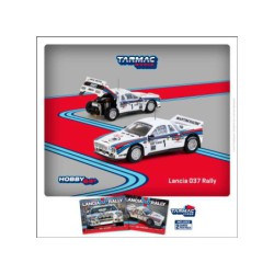 Tarmac Works Lancia 037 Rally n1 W.Rohrl Winner Monte Carlo 83 con Tarmac Cards - Escala 1/64