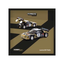 Tarmac Works Lancia 037 Rally n5 F.Tabaton/L. Tedeschini Rally Catalunya 1985 - Escala 1/64 - TC-T64P-TL002-85CAT05