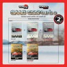 Tarmac Works Saab 900 Turbo rojo - Escala 1/64 - TC-T64G-056-RE con Tarmac Cards