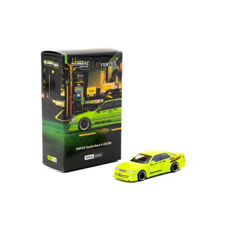 Tarmac Works Vertex Toyota Mark II Jzx100 – Exclusivo Tokyo Auto Salon - Escala 1/64 - TC-T64G-024-LG