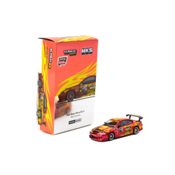 Tarmac Works Hks Hiper Silvia RS-2 rojo cromado – Exclusivo Tokyo Auto Salon - Escala 1/64 - TC-T64G-023-HKSRC