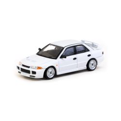Tarmac Works Mitsubishi Lancer Rs Evolution III blanco - Escala 1/64 - TC-T64G-050-RS