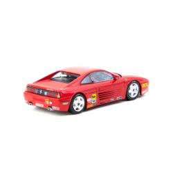 Tarmac Works Ferrari 348 Challenge Presentation rojo - Escala 1/64 - TC-T64-082-PRE