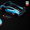 Pop Race Lamborghini Huracan Sto Blu Laufey/Arancio Xanto - Escala 1/64 - PR640110