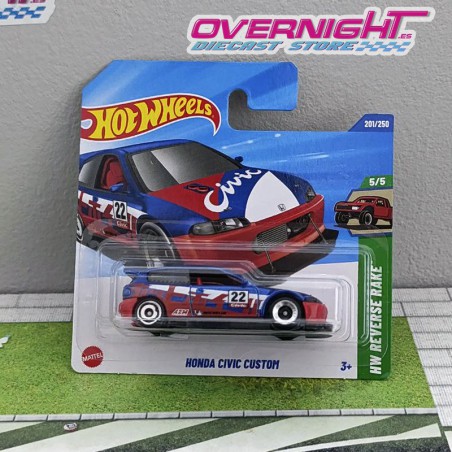 Hot Wheels Honda Civic Custom HW Reverse Rake JBB22-N521